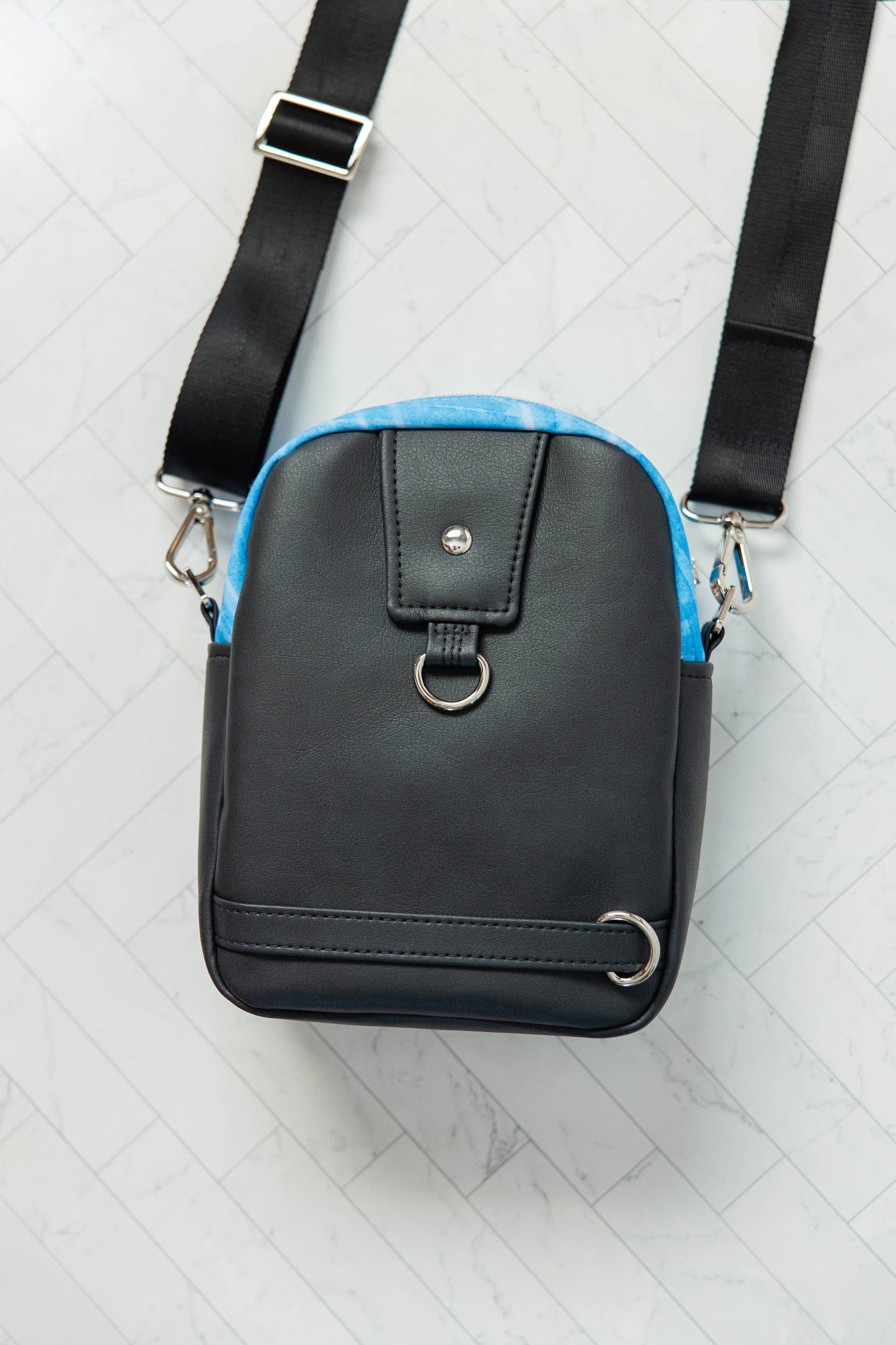 Box Inspired convertible crossbody - sling bag