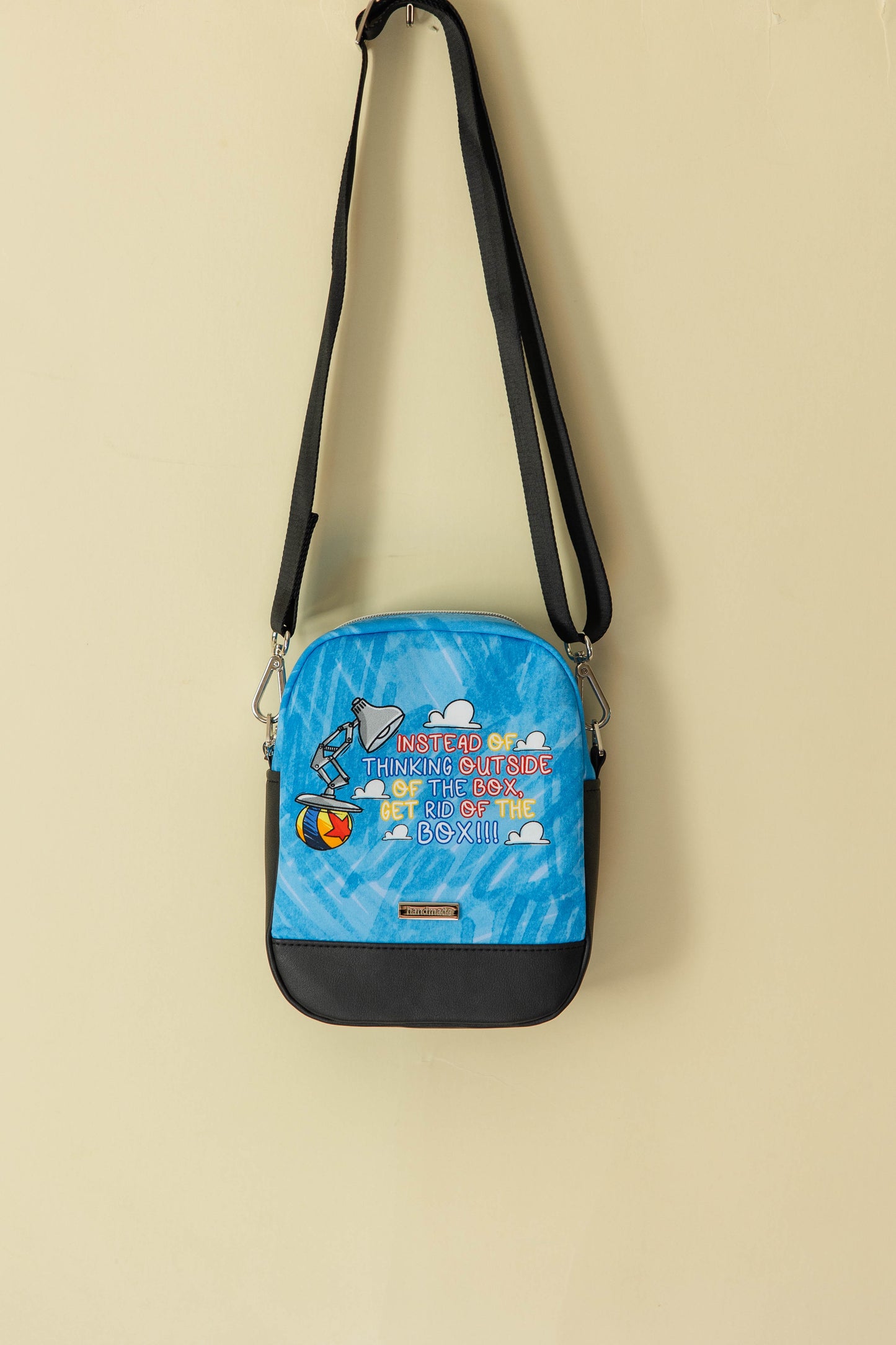 Box Inspired convertible crossbody - sling bag