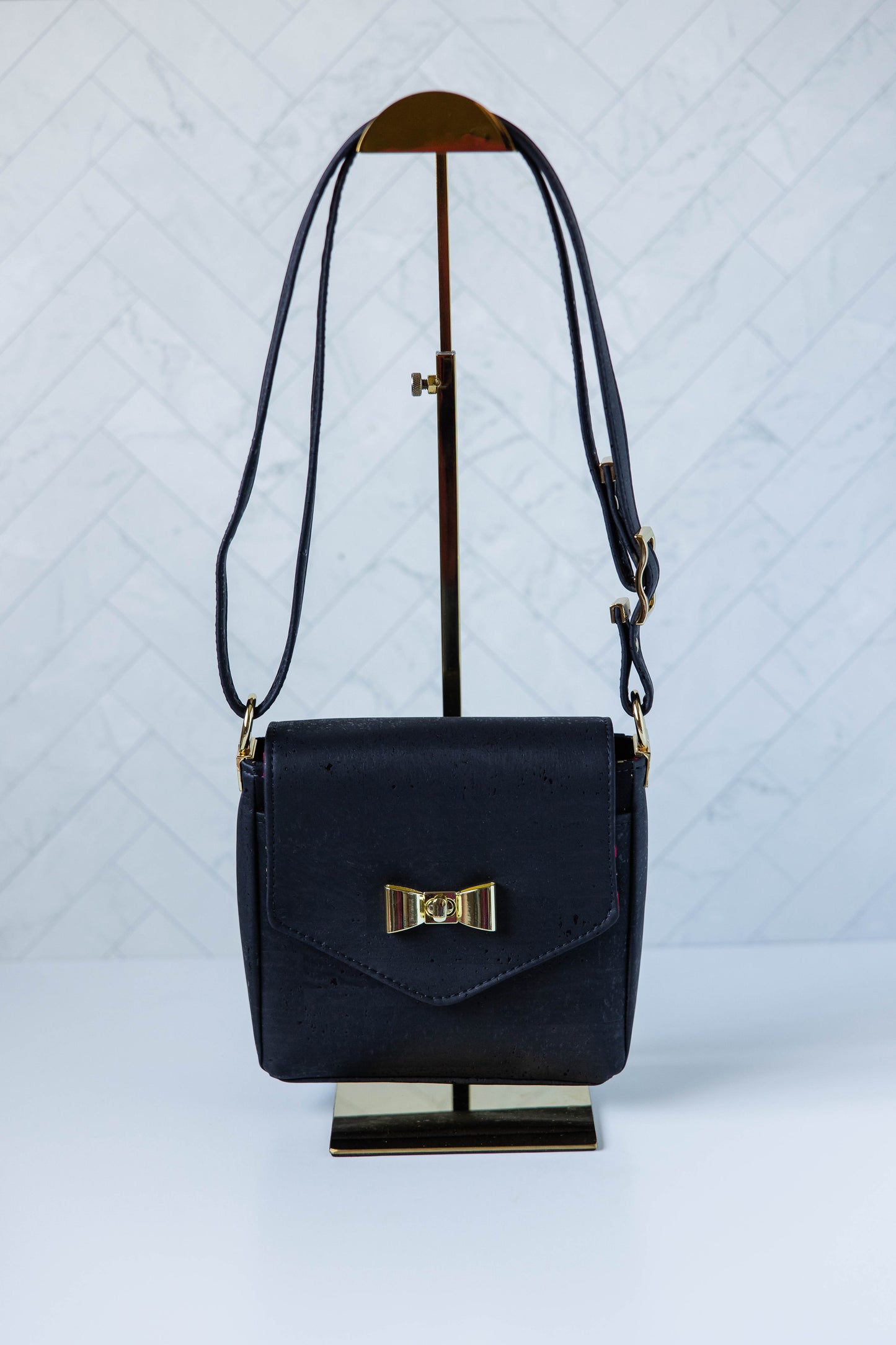 Black Cork Crossbody