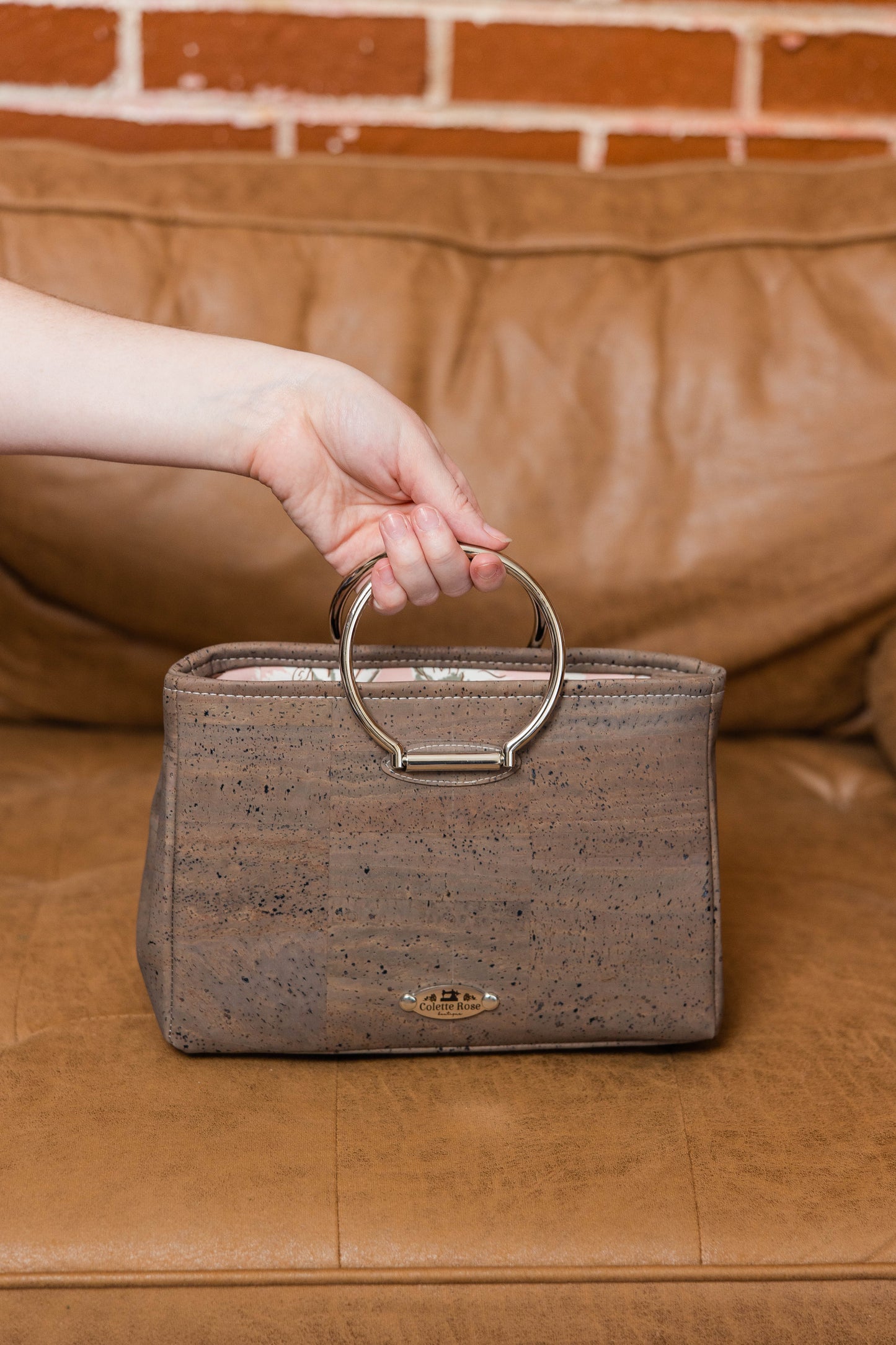 Slate Cork handbag