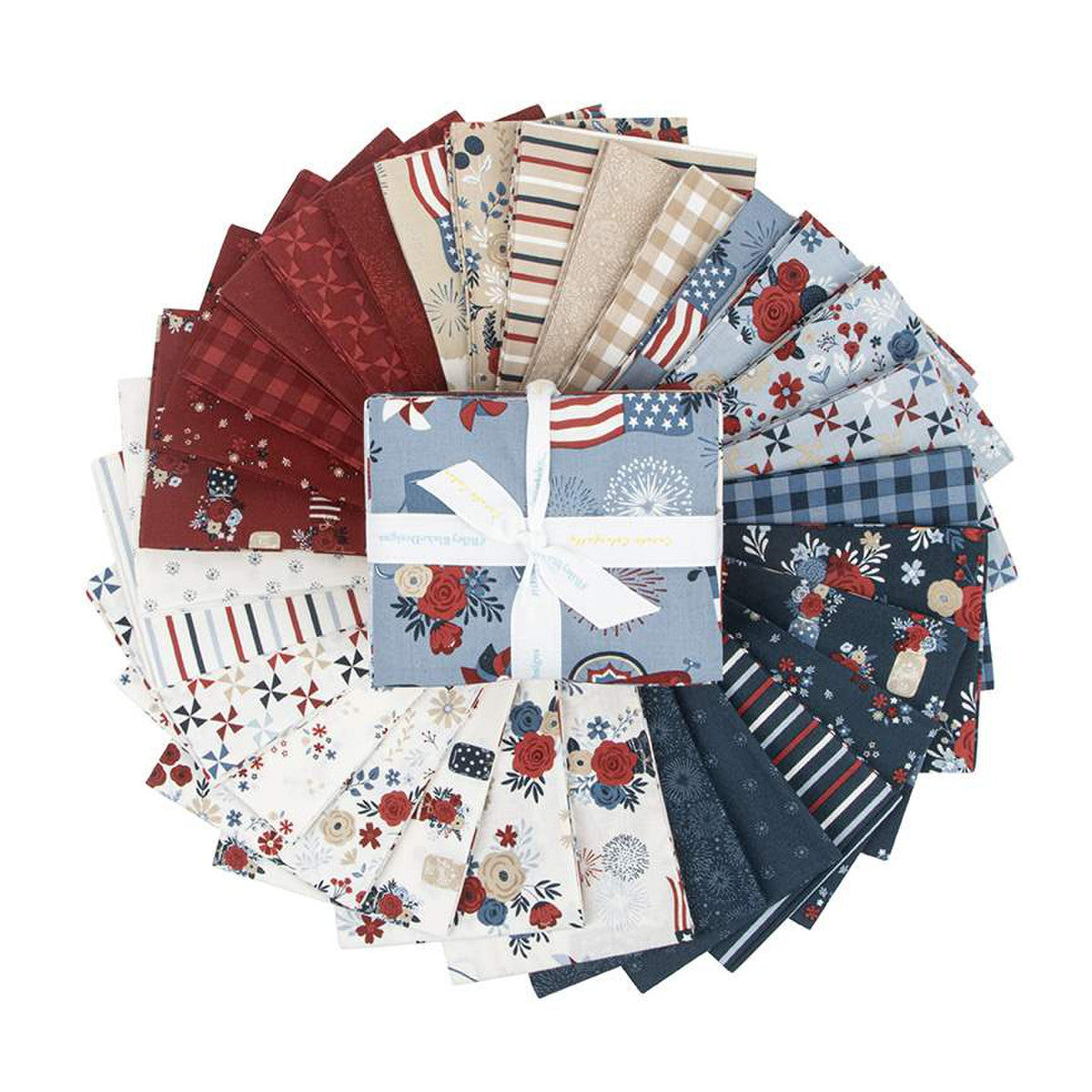 Red, White and True Fat Quarter Bundle