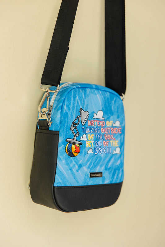 Box Inspired convertible crossbody - sling bag